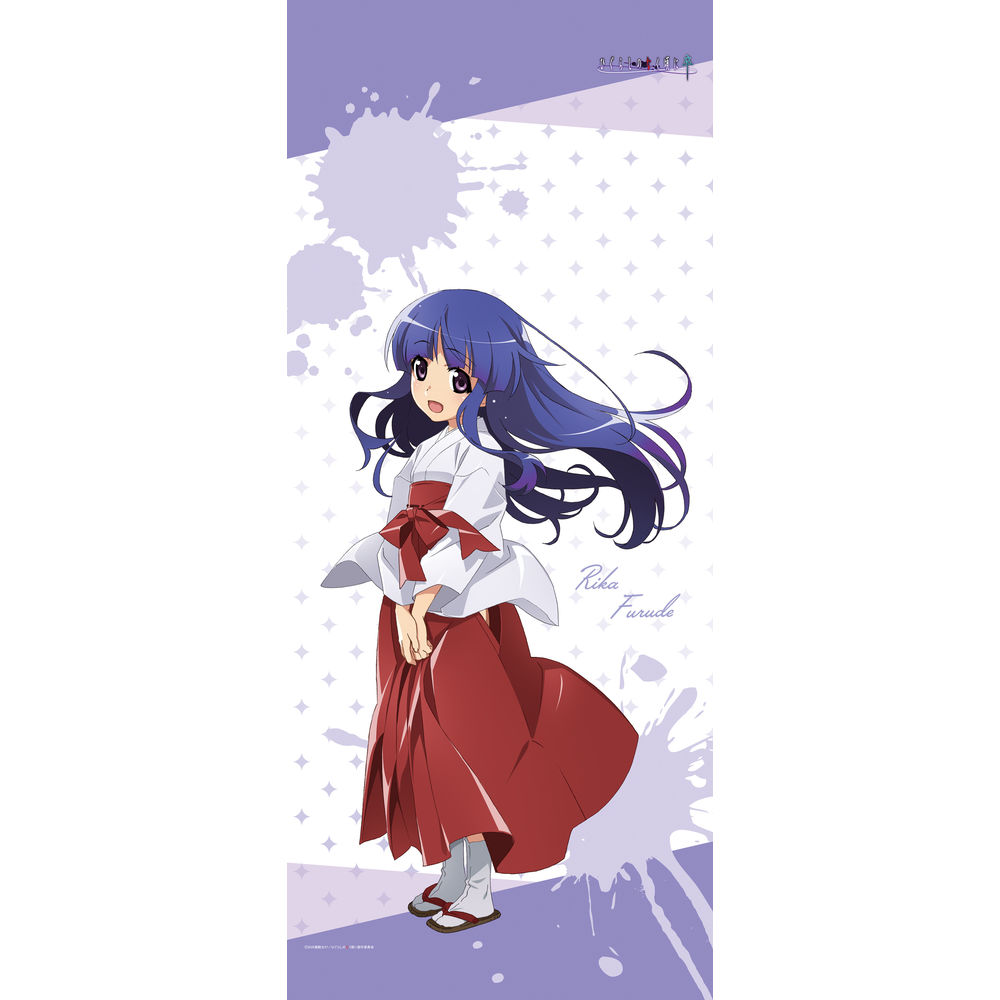 寒蟬鳴泣之時卒等身大掛畫古手梨花 ひぐらしのなく頃に卒等身大タペストリー古手梨花 動漫產品 生活精品 插畫及色紙