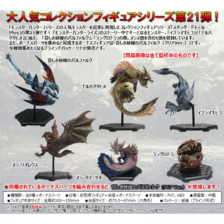 CAPCOM Figure Builder 魔物獵人 Standard Model Plus Vol.21 (1盒6件