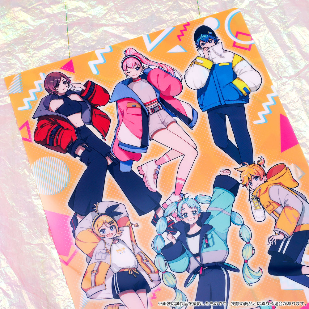 初音未來系列透明file Sporty 如月憂 初音ミクシリーズクリアファイルスポーティー如月憂 動漫產品 文具