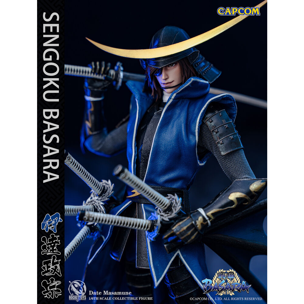 ROCKETTOYS 戰國BASARA Date Masamune 伊達政宗1/6可動Figure