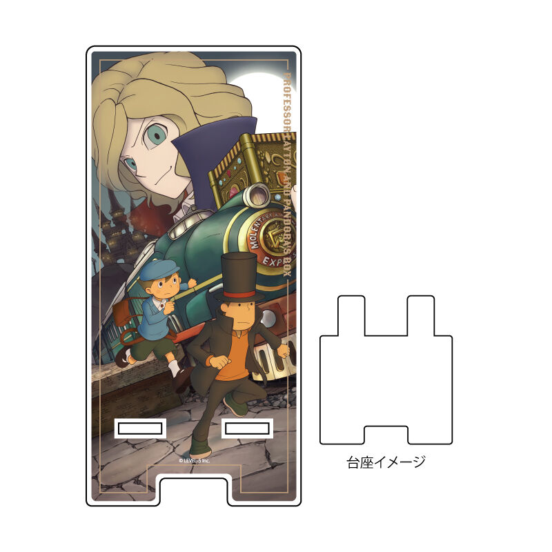 Smart角色台座 雷頓教授系列 03 雷頓教授與惡魔之箱 スマキャラスタンド レイトンシリーズ 03 レイトン教授と悪魔の箱 動漫產品 卡片及電話配件