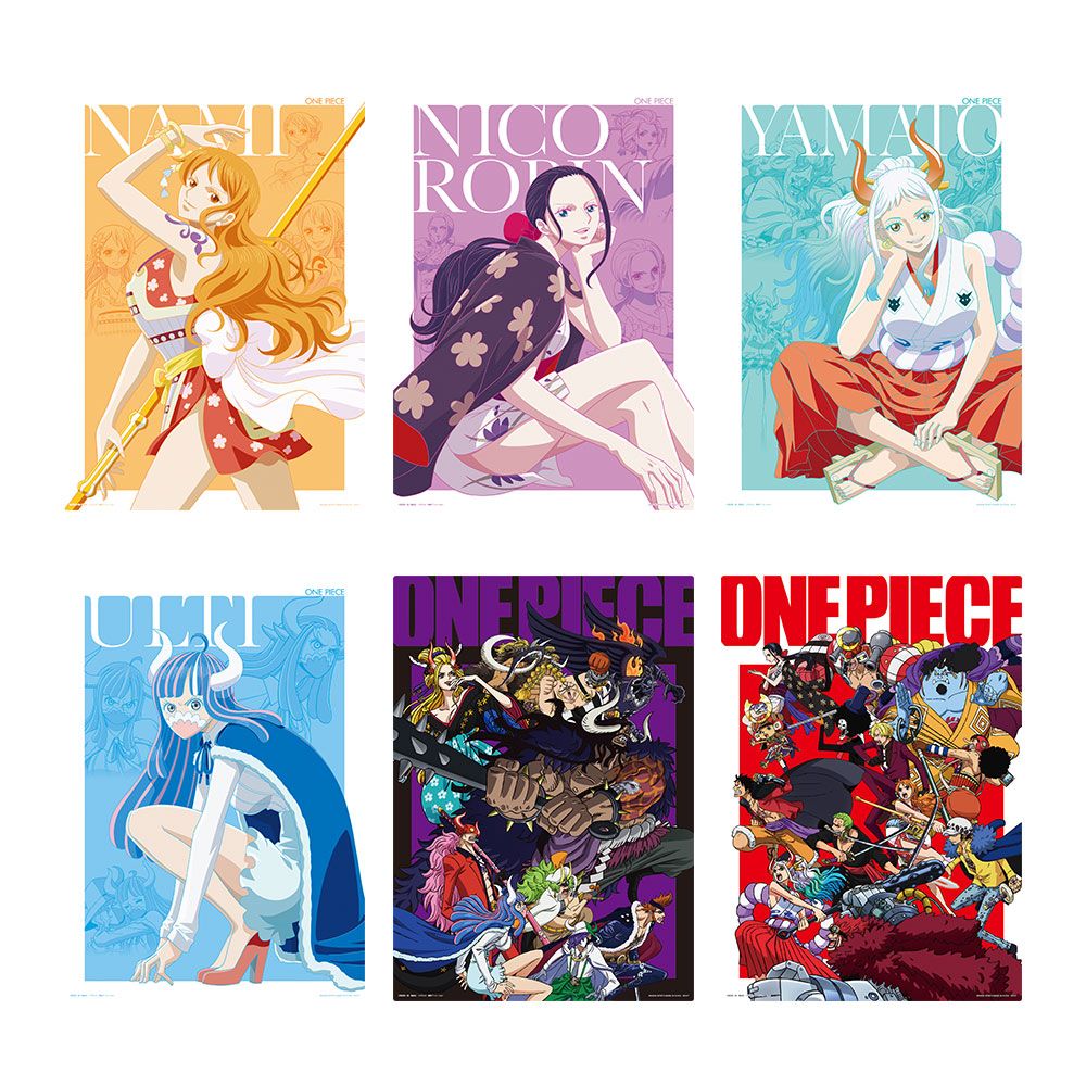 海賊王EX One Piece Girl's Collection 霸之煌 F賞 (1SET6件) 一番くじ ワンピース EX ONE