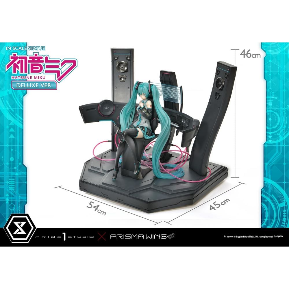 PRISMA WING 初音未來Art by neco DX版1/4 Scale Statue | PRISMA WING 初音ミクArt by  neco DX版1/4スケールスタチュー| Figures | Figures 擺設| 4580708046600