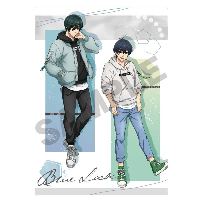 ブルーロック クリアカード BOX 特典 箱推しカード 潔世一 糸師凛 B【
