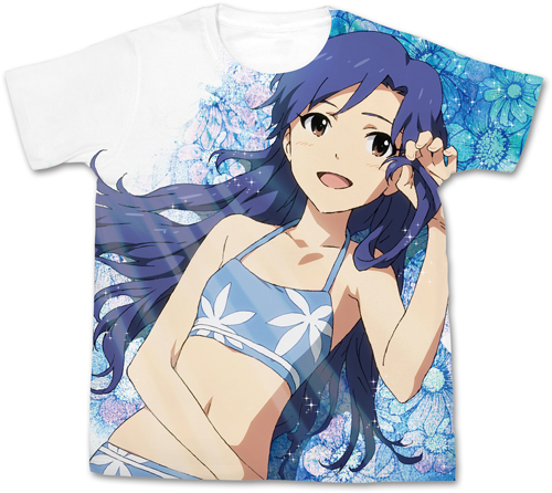 The Idol Master 如月千早全身彩ｔ裇 アイドルマスター アニメ 如月千早フルグラフィックtシャツ ホワイトl Cospa T恤 衛衣