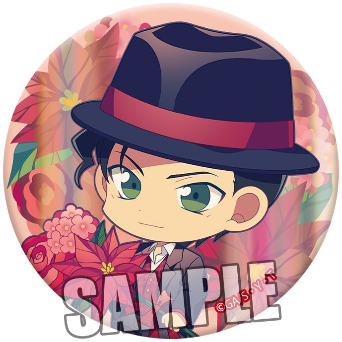 名偵探柯南 交換襟章 Flower For You Ver. (1盒10件) | 名探偵コナン トレーディング缶バッジ Flower For ...