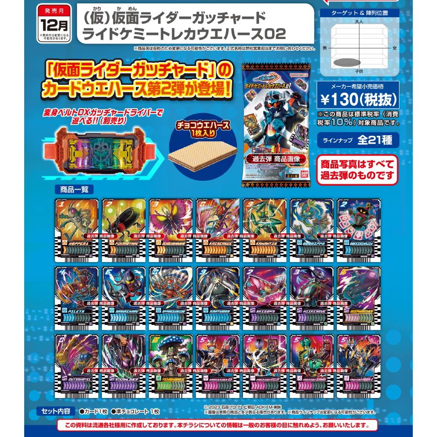 仮面ライダー】ガッチャード ライドケミートレカ 3BOX-