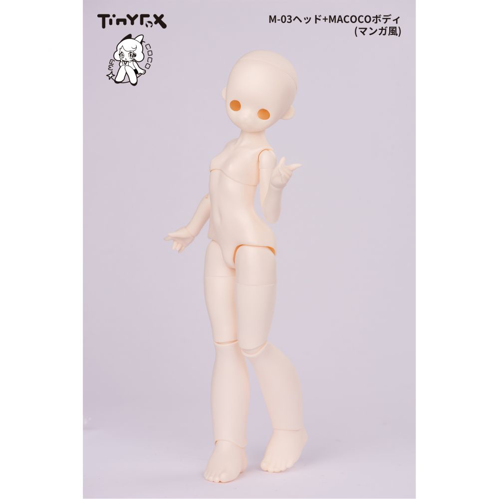 TinyFox MACOCO系列 1/4 Scale Doll M-03 頭+ Body Set 漫畫風+ Slim 
