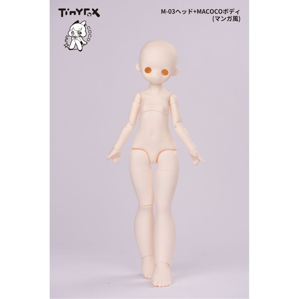 TinyFox MACOCO系列 1/4 Scale Doll M-03 頭+ Body Set 漫畫風+