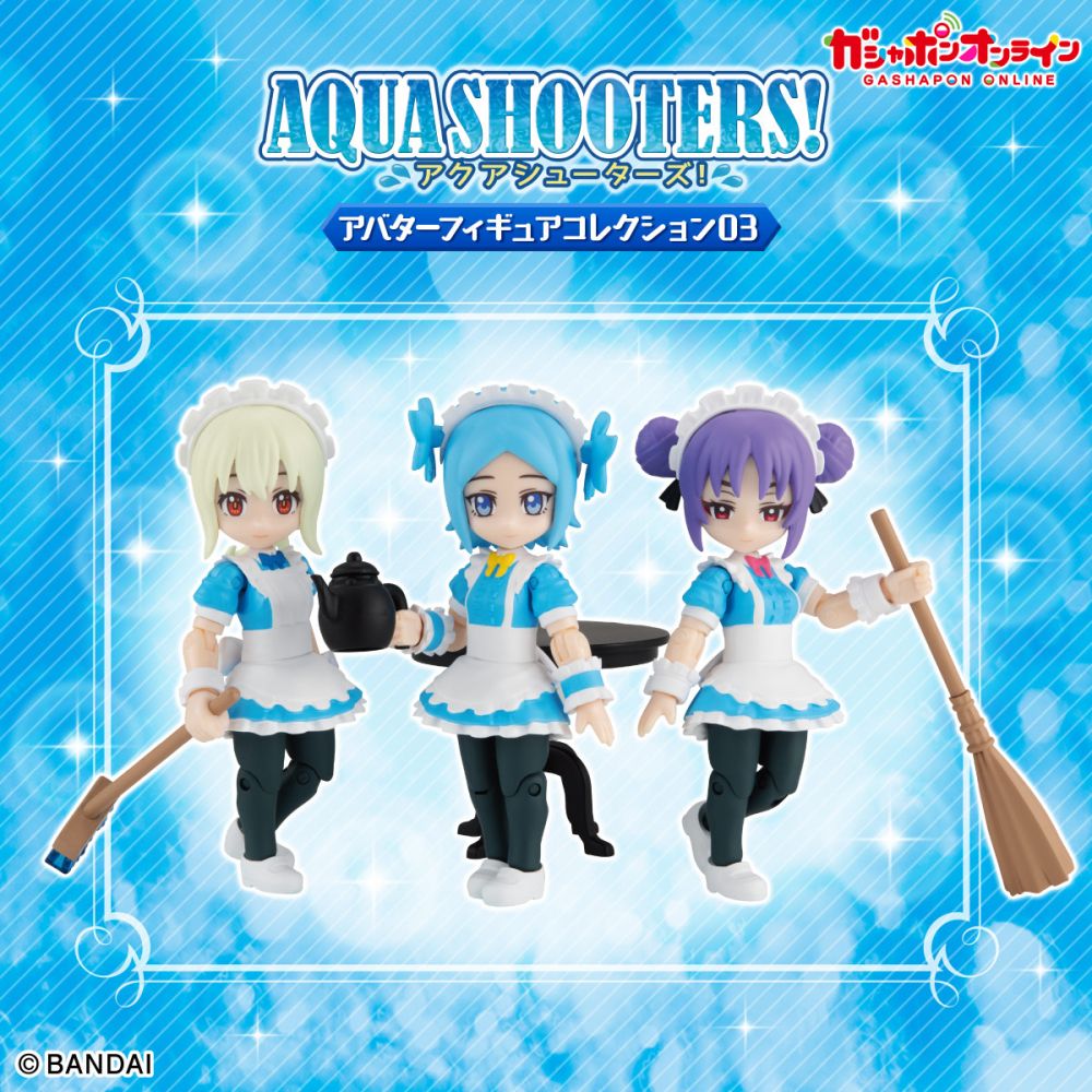 AQUA SHOOTERS AVATAR人物造型公仔第3彈(1盒3件) | 動漫產品| 扭蛋 