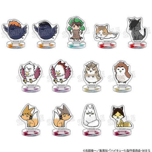 排球少年!! Chuasta Miniature 亞加力膠台座 Collection /吉祥物