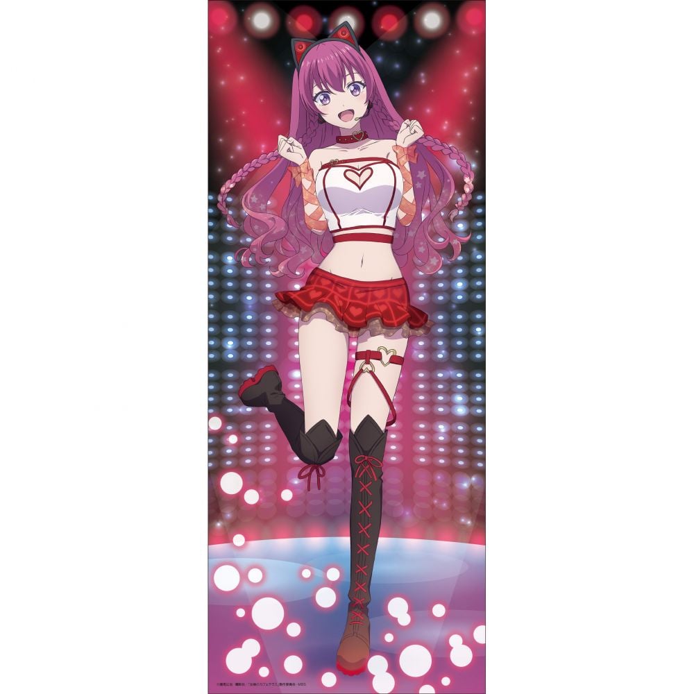 マガジンフェス　女神のカフェテラス　等身大タペストリー　幕澤桜花 Amazon.co.jp: マガジンフェス 女神のカフェテラス 等身大