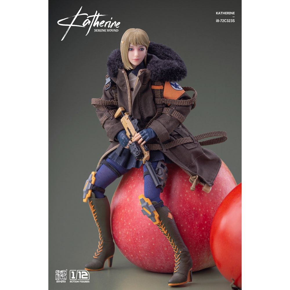 i8TOYS SERENE HOUND 系列 i8-72C323S Katherine 1/12 Scale 可動 Figure Deluxe  Ver., i8TOYS SERENE HOUND (セレネハウンド) シリーズ i8-72C323S キャサリン 1/12スケール可動フィギュア  デラックスバージョン, Figures, 可動 Figures