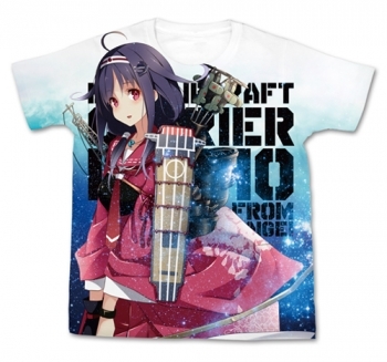 艦隊collection 龍鳳全身ｔ恤 艦隊これくしょん 艦これ 龍鳳フルグラフィックtシャツ ホワイト M Cospa T恤 衛衣