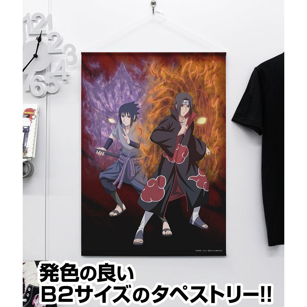うちはイタチ掛け軸風タペストリー ナルトうちはイタチ掛け軸風タペストリー