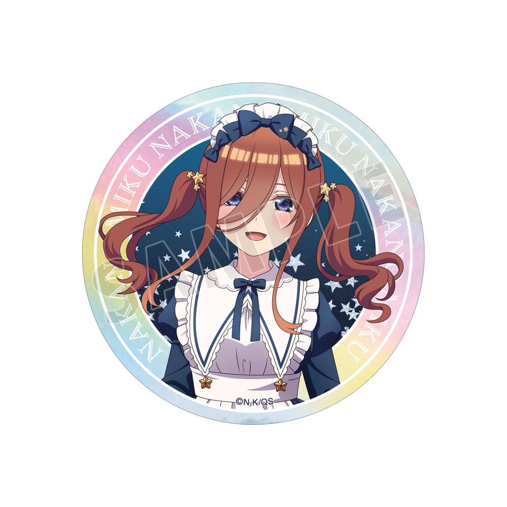 五等分的新娘∽ 原畫 中野三玖 星空女僕Ver. Aurora 貼紙 | 五等分の花嫁∽ 描き下ろし 中野三玖 星空メイドVer. オーロラ ...