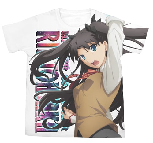 Fate/stay night - Fate/stay night [UBW] 遠坂凛全身Ｔ恤 | Fate/stay night[UBW] 遠坂凛ﾌﾙｸﾞﾗﾌｨｯｸTｼｬﾂ  ﾎﾜｲﾄ L | COSPA | T恤 / 衛衣 | 4531894613848