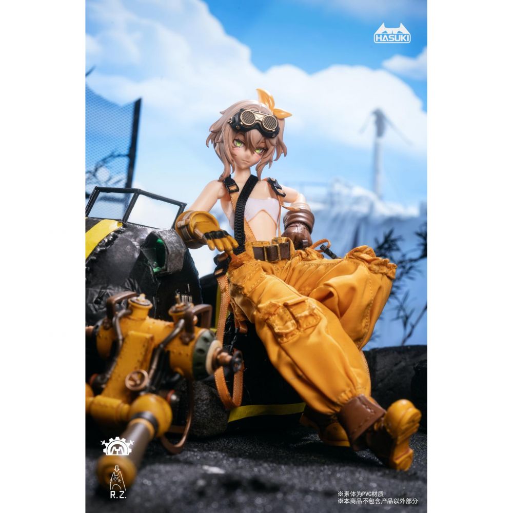 Amazon.co.jp: HASUKI POCKET ARTS シリーズ PA007 整備士 フィオナ 1/12スケール 布&ABS&PVC製  塗装済み可動フィギュア : ホビー