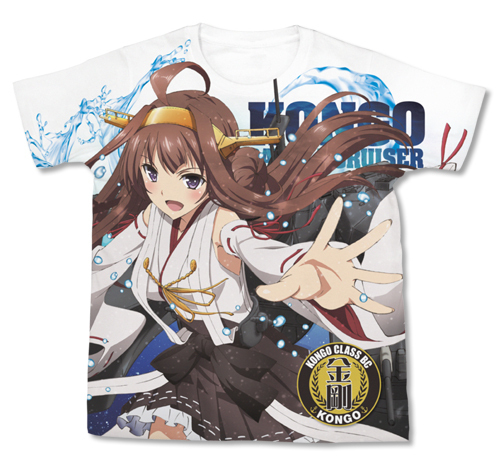 艦隊collection Animation Sequence 金剛全身ｔ恤 艦これ Animation Sequence 金剛ﾌﾙｸﾞﾗﾌｨｯｸtｼｬﾂ ﾎﾜｲﾄ S Cospa T恤 衛衣