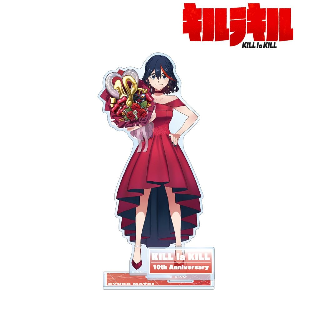 KILL la KILL 原畫 纏流子 10週年 Dress-up Ver. 附零件大亞加力膠台座 | キルラキル 描き下ろし 纏流子 10周年  ドレスアップVer. パーツ付きBIGアクリルスタンド | 動漫產品 | 插畫及色紙 | 4582711740384