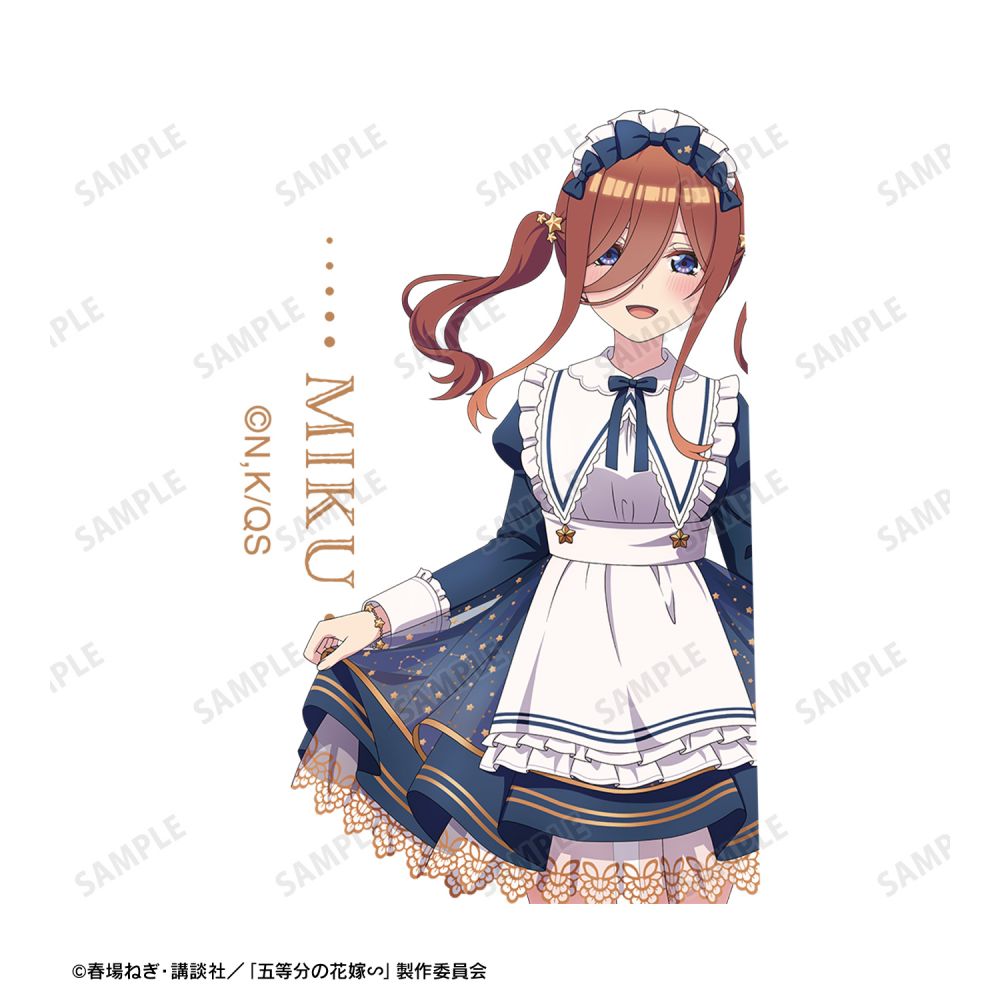 五等分的新娘∽ 原畫 中野三玖 星空女僕Ver. Sarasa 夾子 原子筆 | 五等分の花嫁∽ 描き下ろし 中野三玖 星空メイドVer ...