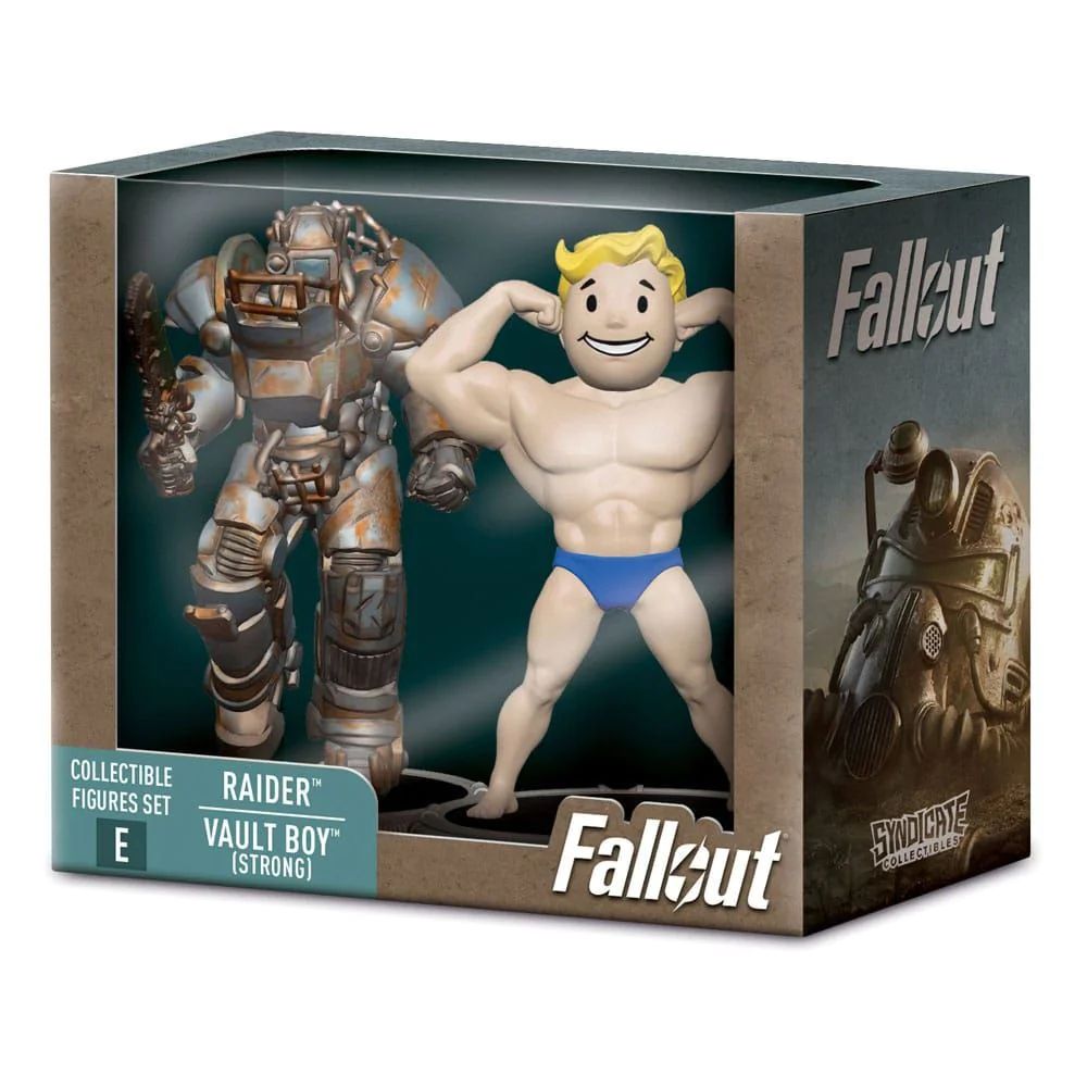 Fallout Raider & Vault Boy (Strong) 迷你 Figure 死亡爪BAF