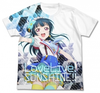 Love Live Sunshine 津島善子 全彩圖 T恤 ラブライブ サンシャイン 津島善子フルグラフィックtシャツ Cospa T恤 衛衣