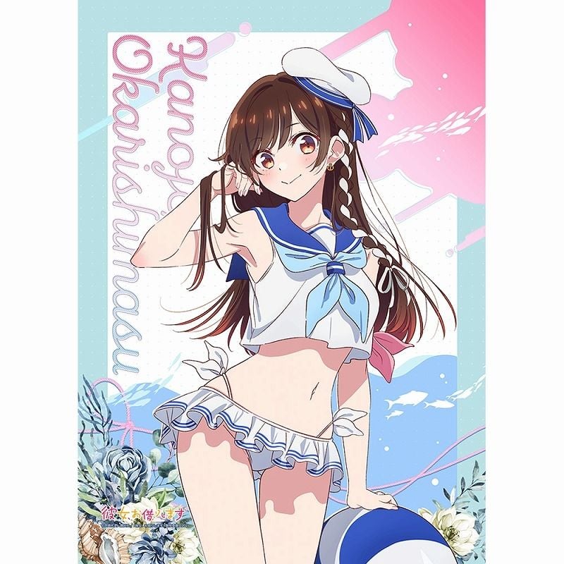 雑貨　水原千鶴(ウエディング水着) 描き下ろしカーテン(100cm×178cm/遮光有り) 「彼女、お借りします」 駿河屋 - 【買取】水原千鶴(ウエディング水着) 描き下ろし