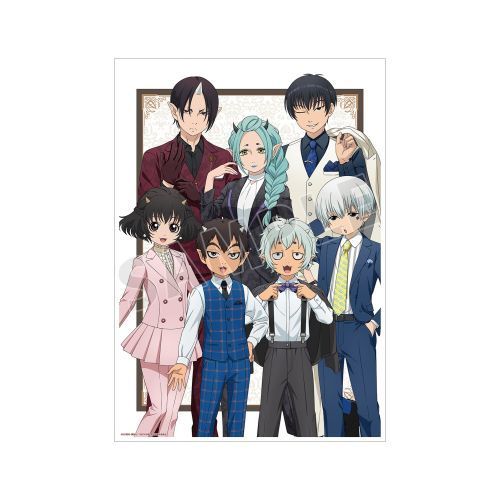 電視動畫「鬼燈的冷徹」 原畫 集合 西裝ver. A3磨砂海報 | TVアニメ「鬼灯の冷徹」 描き下ろし 集合 スーツver. A3マット加工 ...