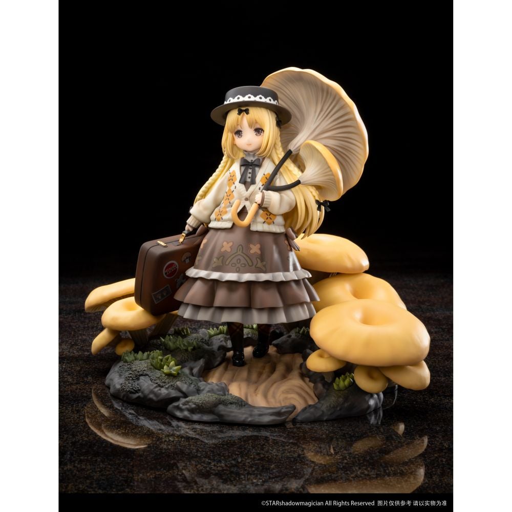 Reverse Studio Mushroom Girls Series No.3 金頂側耳 1/1 Scale 塗裝劑完成品 Figure | Reverse  Studio マッシュルームガールズシリーズ No.3 タモギタケ 1/1スケール塗装済完成品フィギュア | Figures | Figures 擺設  | 6974992520300