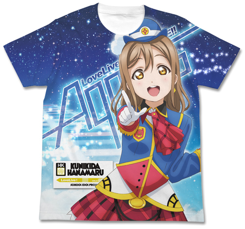 Love Live Sunshine 花丸 全彩圖 T恤 Happy Party Train ラブライブ サンシャイン 花丸フルグラフィックtシャツ Happy Party Train Cospa T恤 衛衣