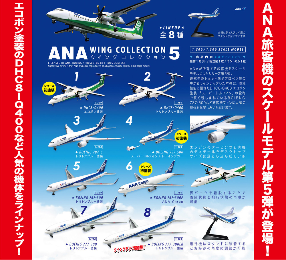 ANA Wing Collection 5 (1盒10件) | ANAウイングコレクション5 | 動漫 