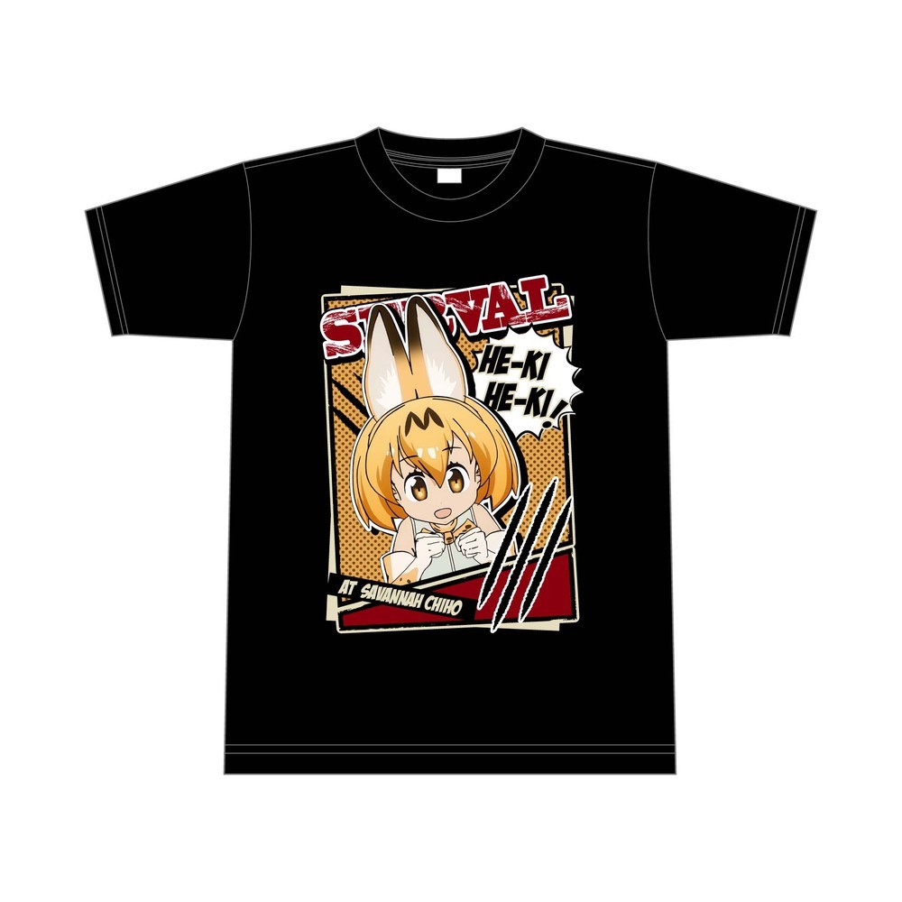 動物朋友 台詞設計t恤 藪貓 M けものフレンズ セリフデザインtシャツ サーバル M 動漫產品 潮流服飾