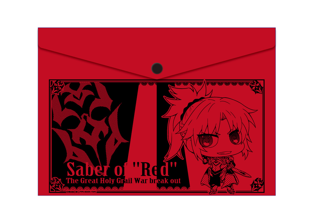 Fate Apocrypha Flat Case Red Saber Fate Apocrypha フラットケース 赤のセイバー 動漫產品 卡片及電話配件