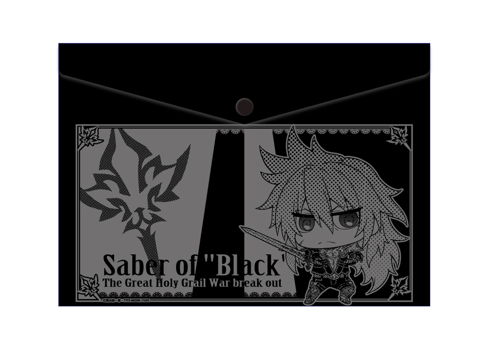 Fate Apocrypha Flat Case Black Saber Fate Apocrypha フラットケース 黒のセイバー 動漫產品 卡片及電話配件