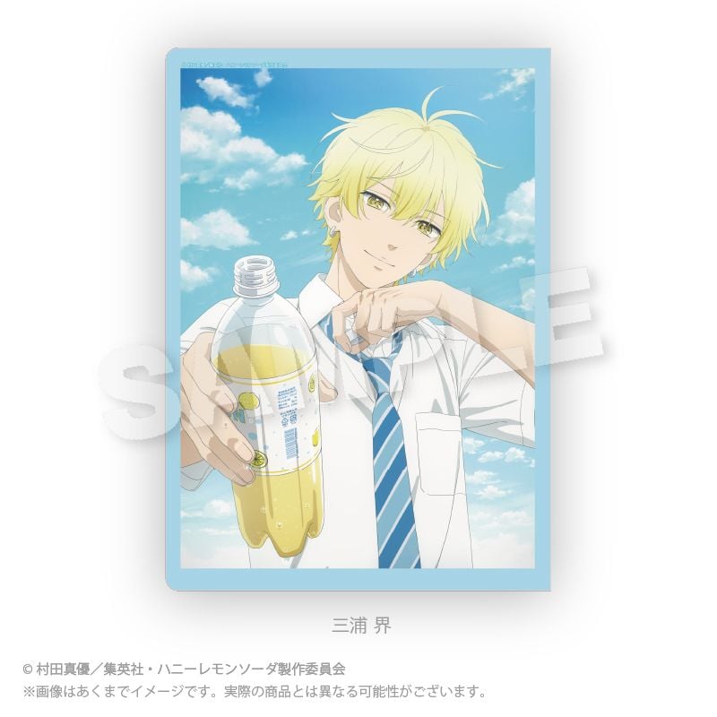 青春特調蜂蜜檸檬蘇打Hard 透明Case 三浦界| ハニーレモンソーダ