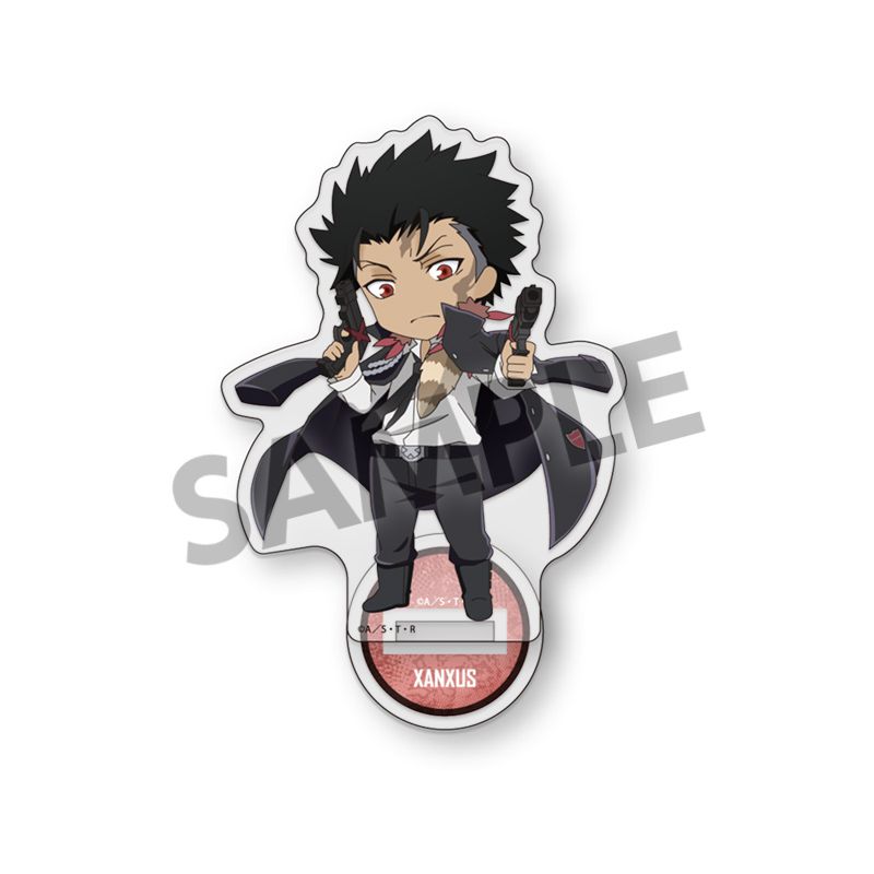 家庭教師ヒットマンREBORN！アクリルminiフィギュア　XANXUS 家庭教師ヒットマンREBORN!」ミニキャラスーツシリーズ アクリル