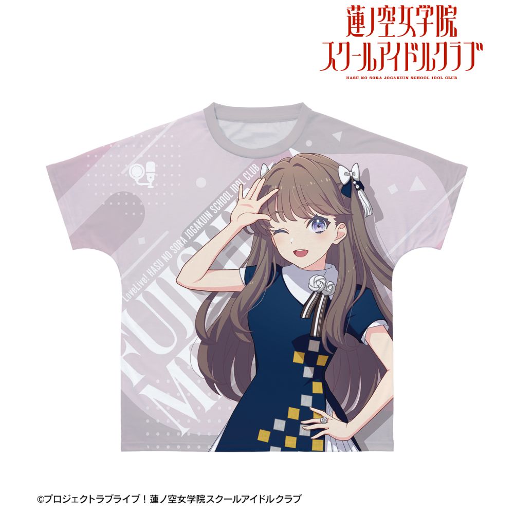 Love Live !蓮之空女學院學園偶像俱樂部 藤島 慈 全彩圖 T恤 Love Live !蓮之空女學院學園偶像俱樂部 藤島 慈 全彩圖 T恤