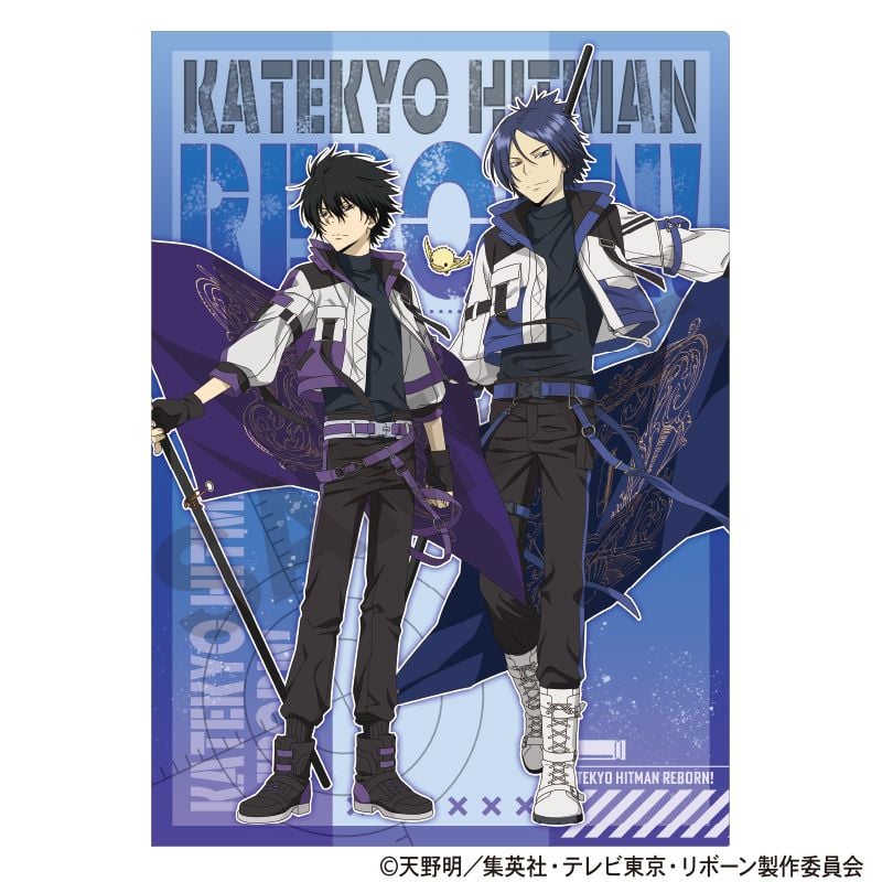 家庭教師ヒットマンREBORN!CCG 雲雀恭弥　六道骸 家庭教師HITMAN REBORN ! 單個透明File 雲雀恭彌&六道骸旗| 家庭