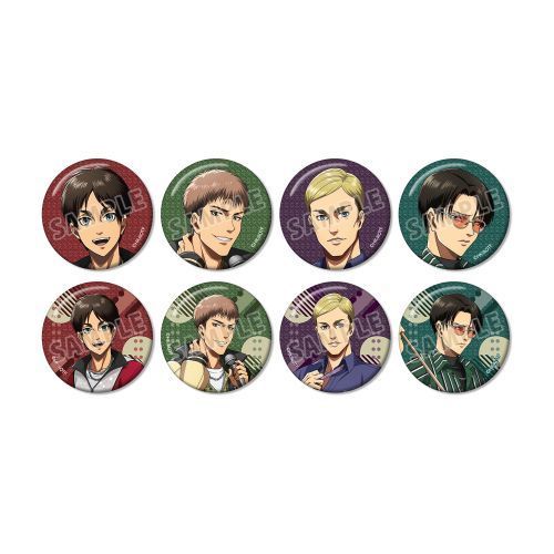 進擊之巨人 原畫 復古風時尚ver. 交換閃亮襟章 (1盒8件) | 進撃の巨人