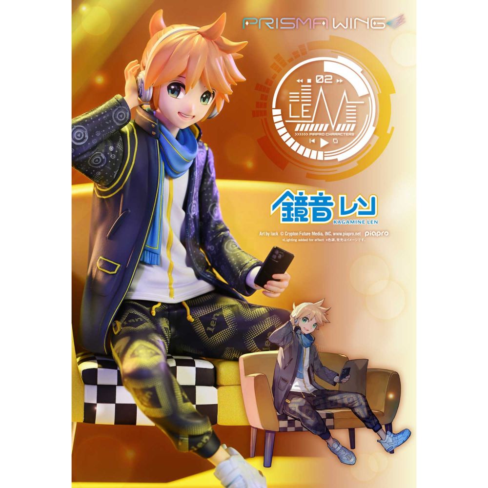 PRISMA WING Piapro Characters 鏡音連 Art by lack 1/7 Scale 完成品 Figure ...