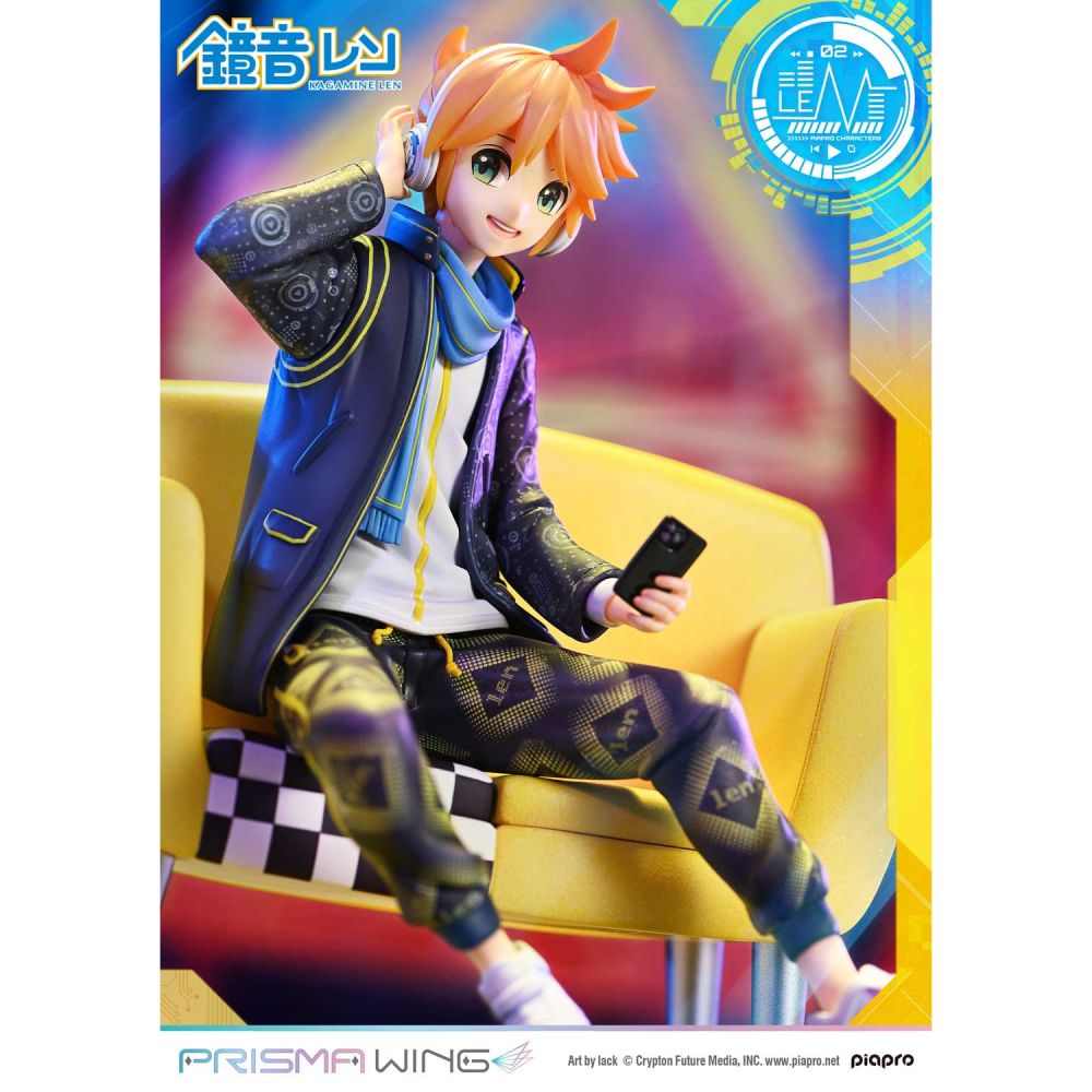 PRISMA WING Piapro Characters 鏡音連 Art by lack 1/7 Scale 完成品 Figure ...