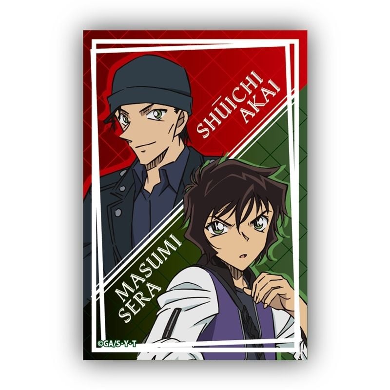 名偵探柯南方型型襟章Vol.3 赤井秀一&世良真純| 名探偵コナン
