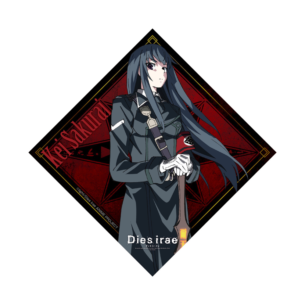 Dies Irae 耐水耐久貼紙櫻井螢 1盒2件 Dies Irae 耐水耐久ステッカー櫻井螢 動漫產品 生活精品