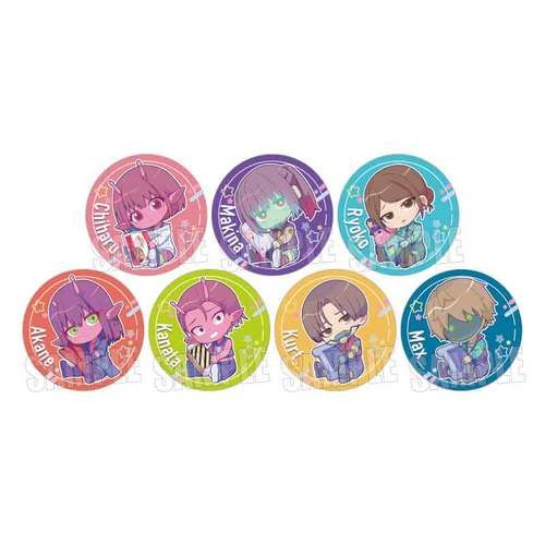 動畫『銀河特快車Milky☆Subway 』 交換襟章 GyuGyutto (1盒7件