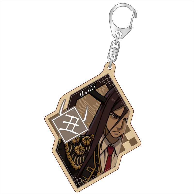十二大戰木製匙扣丑ver 十二大戦ウッドキーホルダー丑ver 動漫產品 匙扣及掛繩