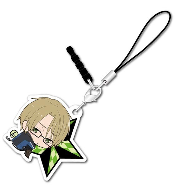 Tsukipro The Animation Bocchi Kun 亞加力膠掛飾在原守人 1盒3件 Tsukipro The Animation ボッチくんアクリルチャーム在原守人 動漫產品 匙扣及掛繩