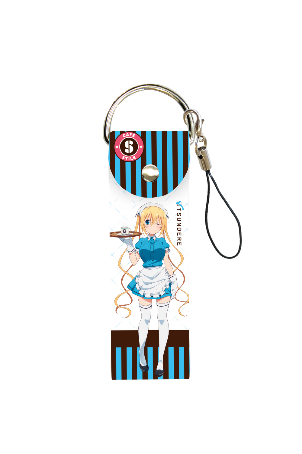 大型皮製掛飾調教咖啡廳02 日向夏帆 ビッグレザーストラップブレンド S 02 日向夏帆 動漫產品 匙扣及掛繩