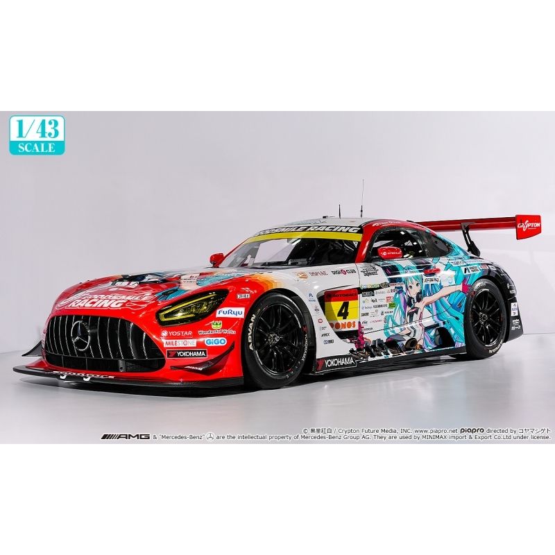 初音未來 GT Project 1/43 Good Smile 初音未來 AMG 2026 開幕戰Ver