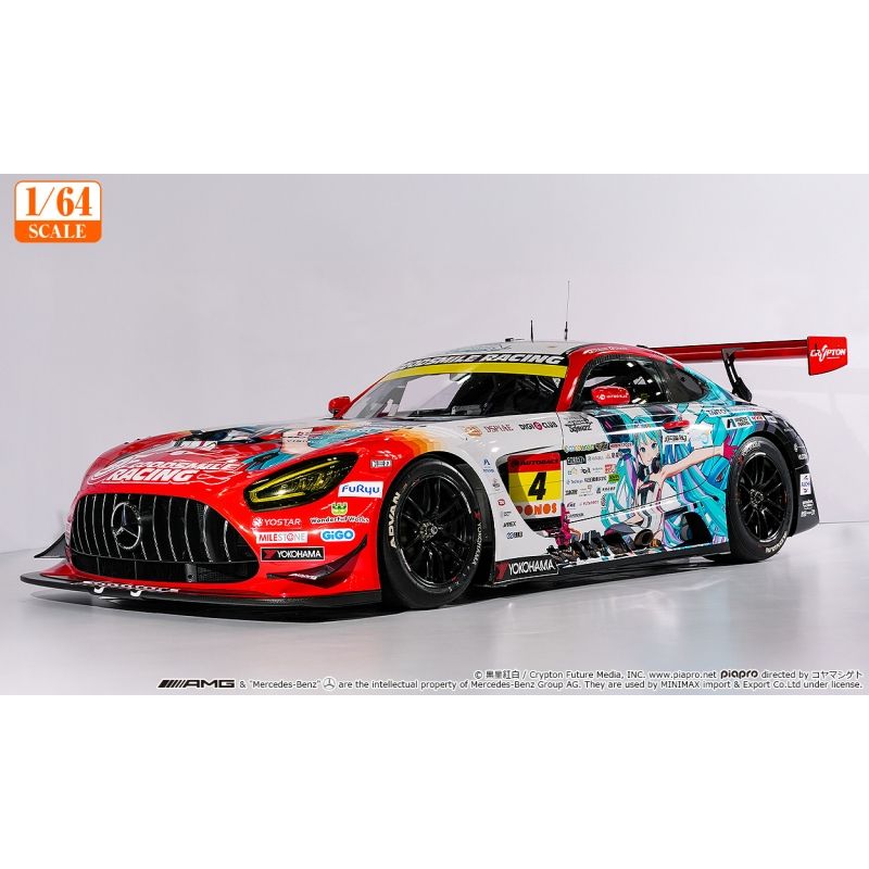 初音未來 GT Project 1/43 Good Smile 初音未來 AMG 2026 開幕戰Ver